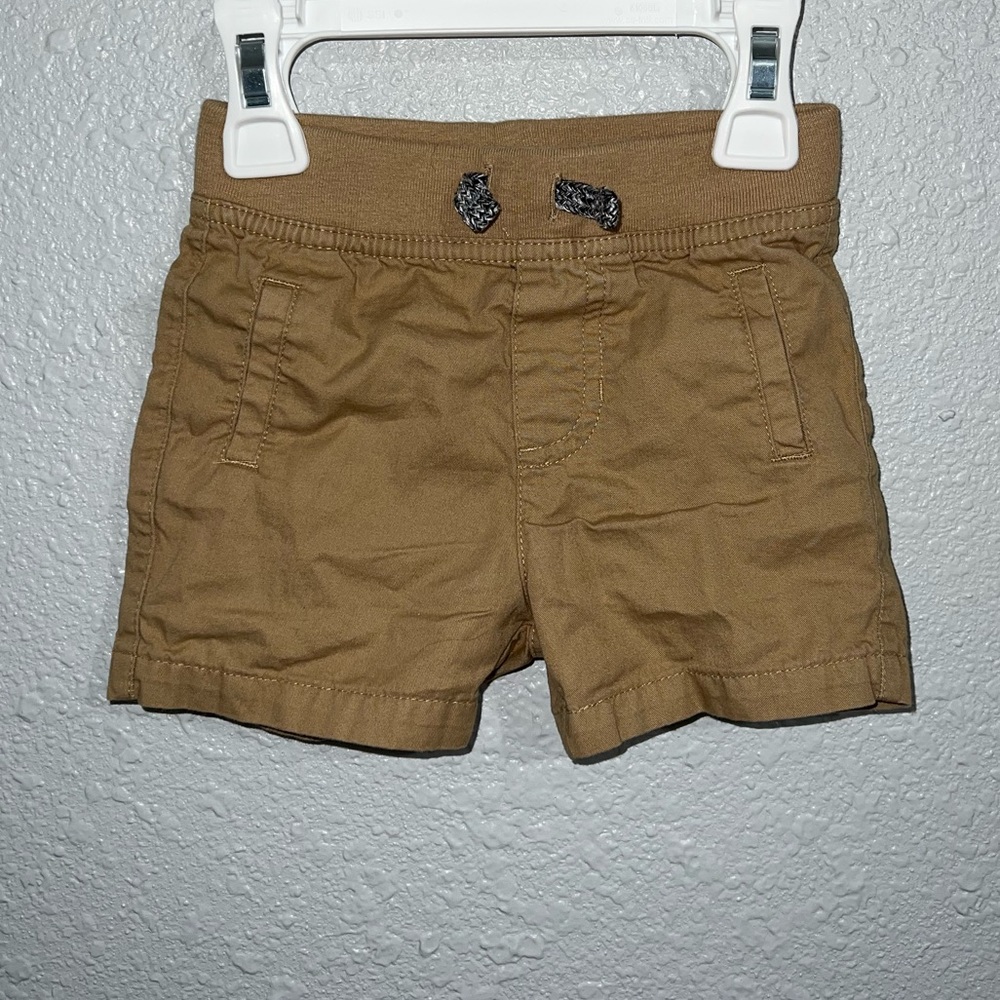 Cat & Jack khaki shorts, size 6-9M